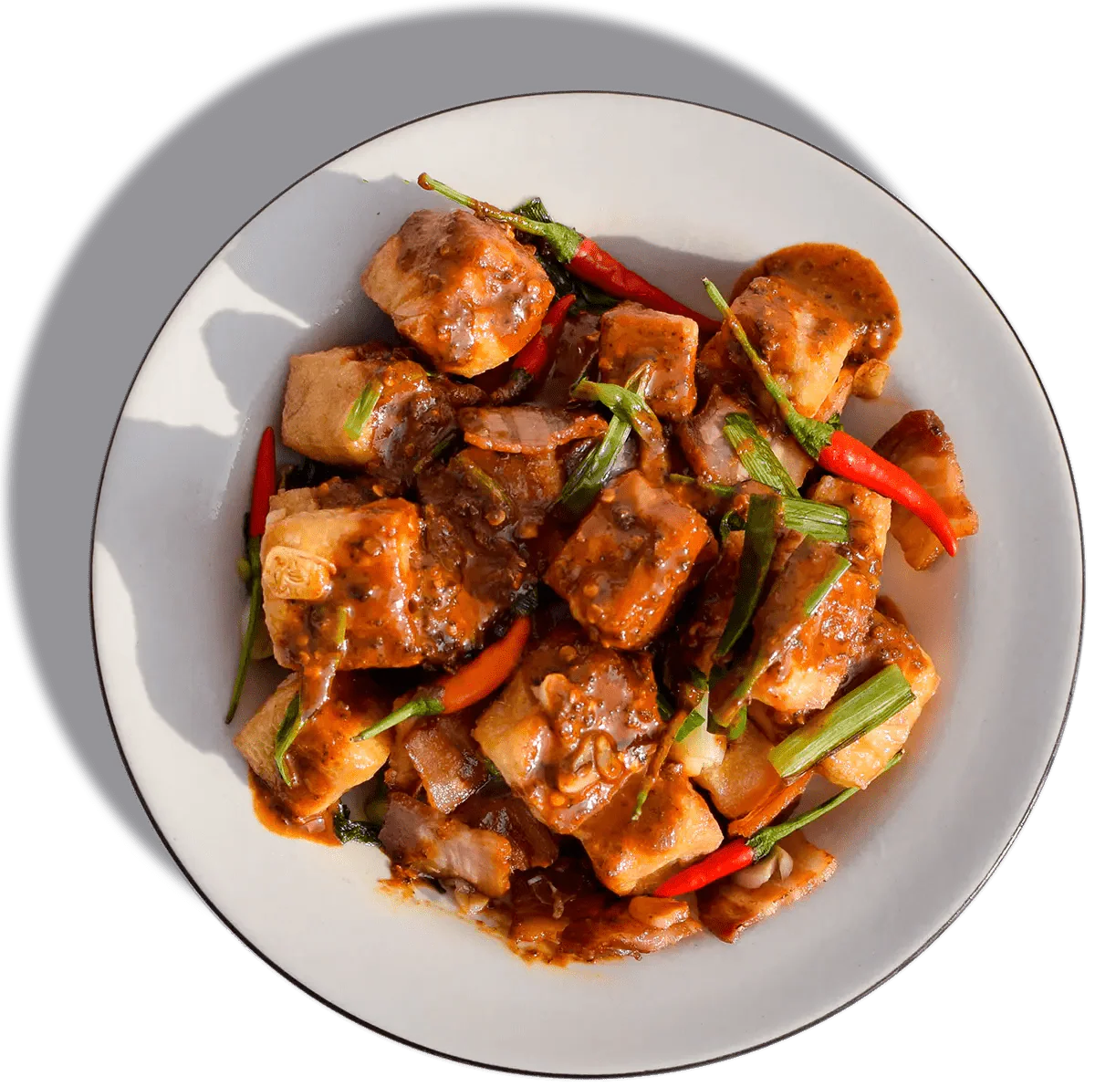 Golden Tofu Tossed in Flavor - Superlova!